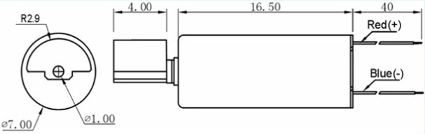 7*16.5振動帶導線,專業(yè)振動電機廠家